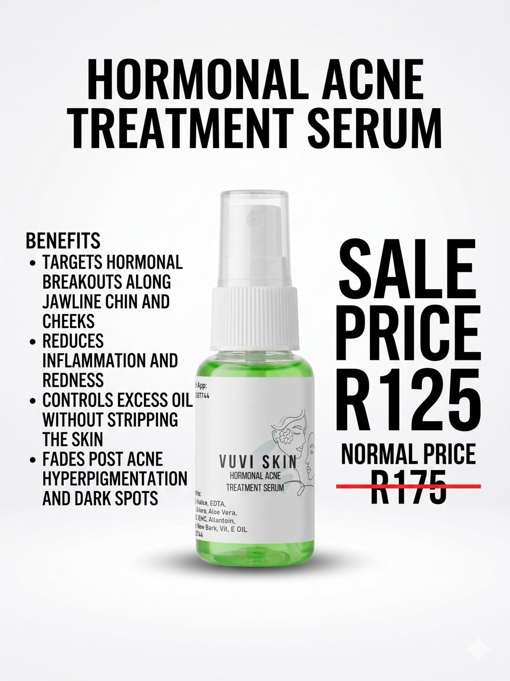 Hormonal Acne Treatment Serum