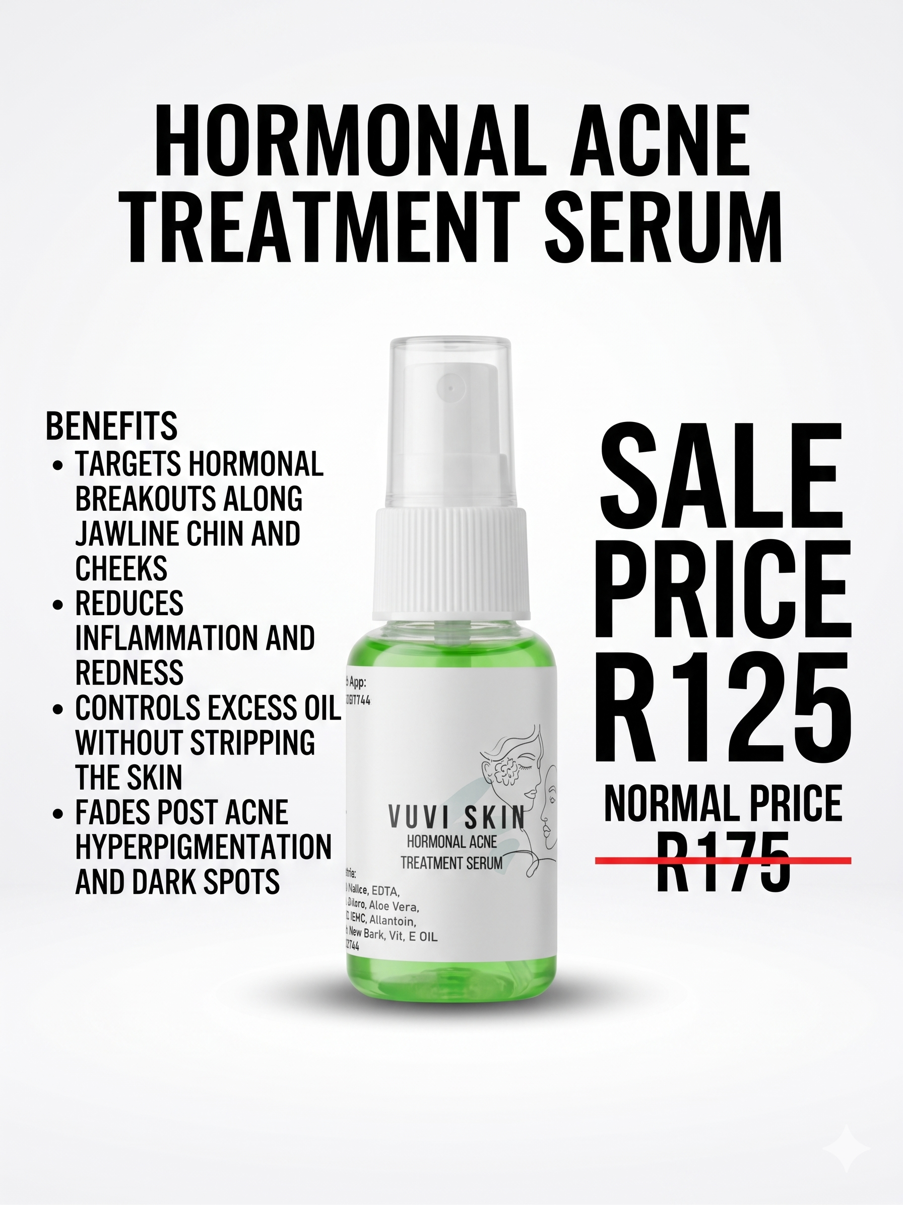 Hormonal Acne Treatment Serum
