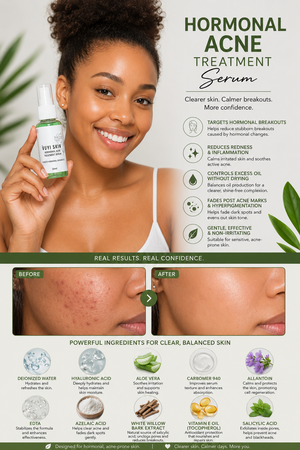 Hormonal Acne Treatment Serum