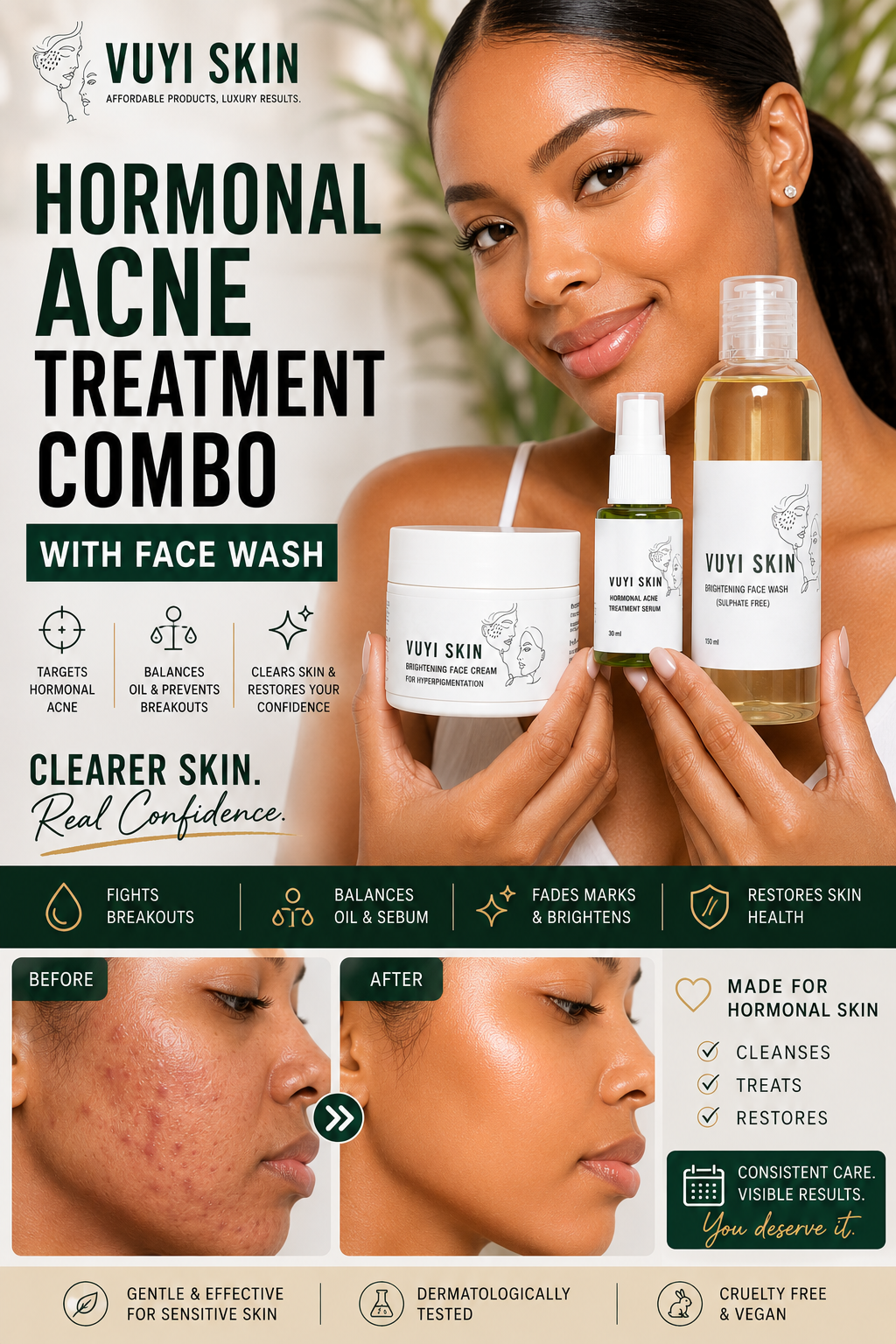 Hormonal Acne Treatment Combo